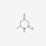 6-Methylpiperidine-2,4-dione结构式