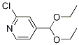 Structure of 2-Chloro-4-diethoxymethyl-pyridine