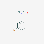 Structure of 2-Amino-2-(3-bromophenyl)propan-1-ol
