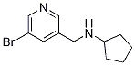 Structure of N-((5-bromopyridin-3-yl)methyl)cyclopentanamine