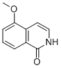 Structure of 1(2H)-isoquinolinone, 5-methoxy-