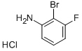 Structure of 2-BROMO-3-FLUORO-PHENYLAMINE HYDROCHLORIDE