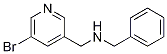 Structure of N-benzyl-1-(5-bromopyridin-3-yl)methanamine