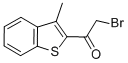 Structure of 2-BROMO-1-(3-METHYL-1-BENZOTHIEN-2-YL)ETHANONE