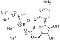 Structure of RP-CTP-ALPHA-S SODIUM SALT