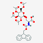 Structure of 2,3,4,6-Tetra-O-acetyl-b-D-glucopyranosyl-Fmoc serine