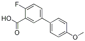 Structure of 2-Fluoro-5-(4-methoxyphenyl)benzoic acid