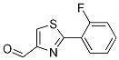 Structure of 2-(2-fluorophenyl)thiazole-4-carbaldehyde