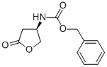 (R)-5-氧代四氢呋喃-3-氨基甲酸苄酯结构式