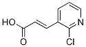 Structure of 2-Propenoic acid, 3-(2-chloro-3-pyridinyl)-, (E)-