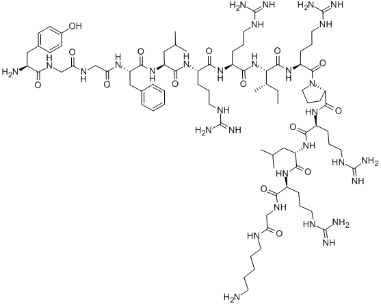 Structure of DYNORPHIN A-ANALOG KAPPA LIGAND