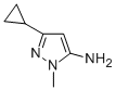 Structure of 3-CYCLOPROPYL-1-METHYL-1H-PYRAZOL-5-AMINE