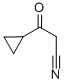 Structure of 3-Cyclopropyl-3-oxopropanenitrile