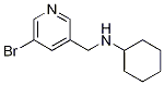 Structure of N-((5-bromopyridin-3-yl)methyl)cyclohexanamine