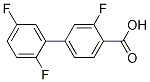 Structure of 2',3,5'-Trifluoro-[1,1'-biphenyl]-4-carboxylic acid