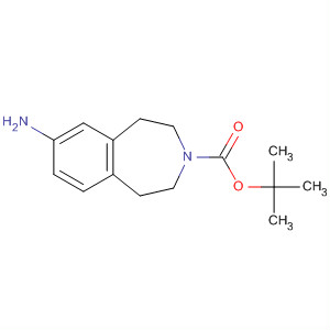 Structure of tert-butyl 7-amino-1,2,4,5-tetrahydrobenzo[d]azepine-3-carboxylate