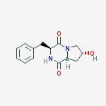 Structure of Cyclo(L-phenylalanyl-trans-4-hydroxy-L-proline)