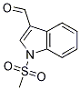 1-(methylsulfonyl)indole-3-carboxaldehyde结构式