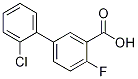 Structure of 2'-Chloro-4-fluoro-[1,1'-biphenyl]-3-carboxylic acid