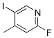 Structure of 2-Fluoro-5-iodo-4-methylpyridine