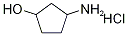 Structure of 3-aminocyclopentan-1-ol,hydrochloride