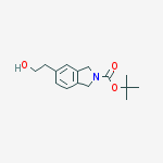 Structure of TERT-BUTYL 5-(2-HYDROXYETHYL)-2,3-DIHYDRO-1H-ISOINDOLE-2-CARBOXYLATE