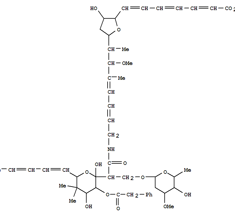 Structure of phenelfamycin A