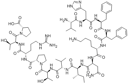 MYELIN BASIC PROTEIN (87-99), GUINEA PIG, HUMAN结构式
