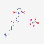 Structure of N-(2-MALEIMIDOETHYL)-6-AMINOHEXANAMIDE, TRIFLUOROACETIC ACID SALT