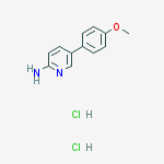 Structure of 5-(4-METHOXYPHENYL)PYRIDIN-2-YLAMINE DIHYDROCHLORIDE