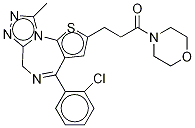 N-[4-(1-cyanocyclopentyl)phenyl]-2-[(1-oxidopyridin-1-ium-4-yl)methylamino]pyridine-3-carboxamide;hydrochloride结构式