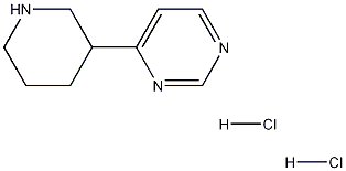 Structure of 4-(piperidin-3-yl)pyrimidine 2HCl