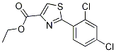 Structure of Ethyl 2-(2,4-dichlorophenyl)thiazole-4-carboxylate