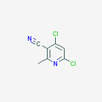 Structure of 4,6-dichloro-2-methylnicotinonitrile