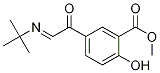 Methyl 5-[2-[1,1,1,3,3,3-hexadeuterio-2-(trideuteriomethyl)propan-2-yl]iminoacetyl]-2-hydroxybenzoate结构式