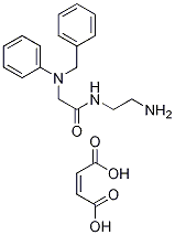 Structure of N-(2-Amino-ethyl)-2-(benzyl-phenyl-amino)-acetamide maleate