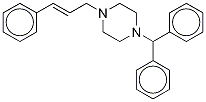 Structure of CINNARIZINE-D8