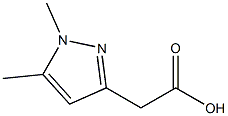 Structure of 2-(1,5-Dimethyl-1H-pyrazol-3-yl)acetic acid