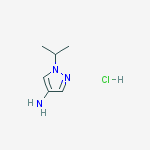 1-Isopropyl-1H-pyrazol-4-amine hydrochloride结构式