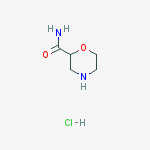 Structure of Morpholine-2-carboxamide HCl