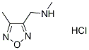 Structure of N-Methyl-1-(4-Methyl-1,2,5-oxadiazol-3-yl)MethanaMine hydrochloride