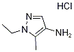 Structure of 1-Ethyl-5-methyl-4-aminopyrazole hydrochloride