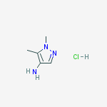 Structure of 1,5-dimethylpyrazol-4-amine,hydrochloride