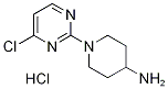 Structure of 1-(4-Chloro-2-pyriMidinyl)-4-piperidinaMine hydrochloride