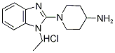 Structure of 1-(1-Ethyl-1H-benzoiMidazol-2-yl)-piperidin-4-ylaMine hydrochloride, 98+% C14H21ClN4, MW: 280.80