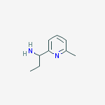 Structure of 1-(6-METHYL-2-PYRIDINYL)-1-PROPANAMINE 95%