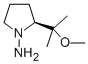 Structure of (S)-(-)-AMINO-2-(1-METHOXY-1-METHYLETHYL)PYRROLIDINE