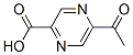 Structure of 2-Pyrazinecarboxylicacid, 5-acetyl-