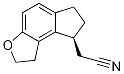 Structure of (S)-2-(2,6,7,8-tetrahydro-1H-indeno[5,4-b]furan-8-yl)acetonitrile