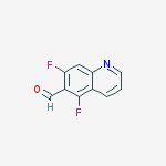 Structure of 5,7-Difluoroquinoline-6-carbaldehyde